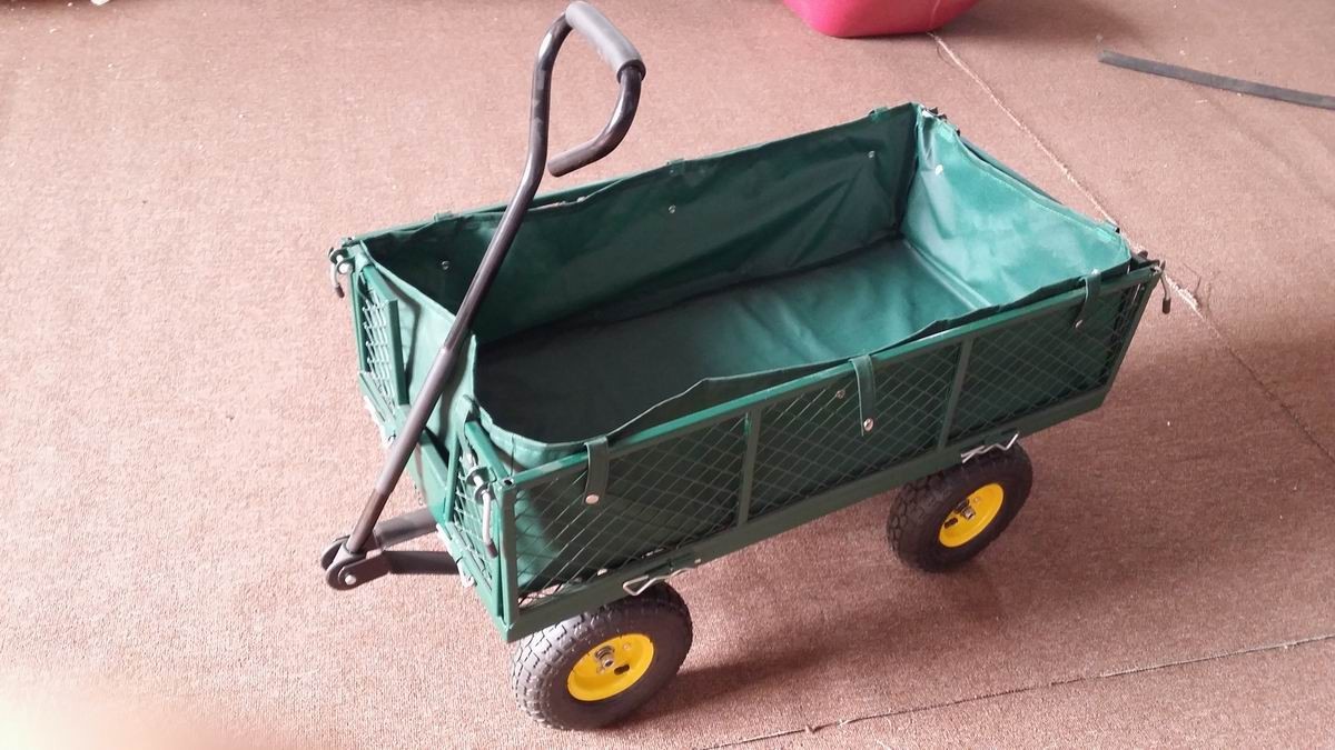 Carrello giardinaggio tc1016, con borsa in plastica con manici ... Contenitori con manico da cucina