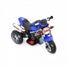 Moto Motocicletta Elettrica Naked Blu 6V Per Bambini Dugez