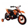 Moto Motocicletta Elettrica 6V Per Bambini Minicross Orange Dugez