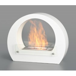 Gelkamin Weiss mod Union Bio Ethanol Wandkamin Cheminée Gel Kamin Fireplace