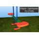 OUTDOOR KIDS CHILDRENS GARDEN DOUBLE SWING,ETCD S003 PLUS , 4 place and GLIDER ,Outdoor Backyard Play Games,heavy chain