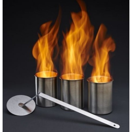 3 x 0,5 lit burner inox + flammkiller inox 37cm -ETA111-