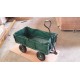 GARDEN HEAVY DUTY UTILITY TC1016 4WHEEL TROLLEY Wheelbarrow Garden Mesh Cart Tipper Dump
