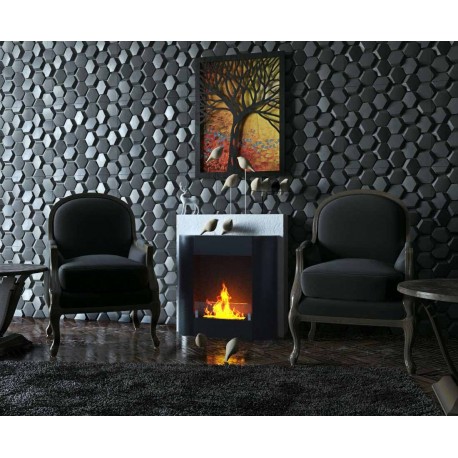SARAH 72 cm. FD68 BLACK Biofireplaces.Bio fireplaces ethanol fireplaces .etan24