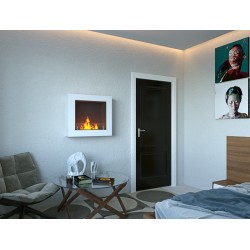 LIVIO 70 cm. Biofireplaces.FD67 WHITE Bio fireplaces ethanol fireplaces .