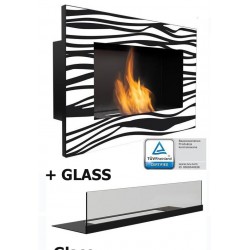 ZEBRATO GOLF GLASS Biofireplace. Bio fireplaces ethanol fireplaces
