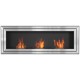 LONDON MEGA Biofireplace cm 180x 65. ETA025 Bio fireplaces ethanol fireplaces