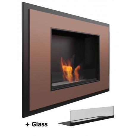 VISCONTI Alpha Glass MG Biofireplace. Bio fireplaces ethanol fireplace