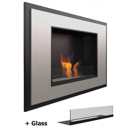  Biofireplace Satinato Alpha Glass Bio fireplaces ethanol fireplace