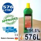 576 liters of high-quality bioethanol 96.6% in 576 bottles of 1 liter