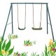 SWING OUTDOOR KIDS CHILDRENS GARDEN DOUBLE SWING S004 , 2 place , activity child,Outdoor Backyard Play Games