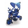Moto Triciclo New Rider a Spinta con Pedali per Bambini Blu