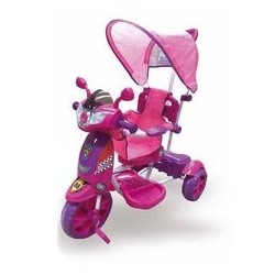 Triciclo New Rider, Rosa per bambini Dugez